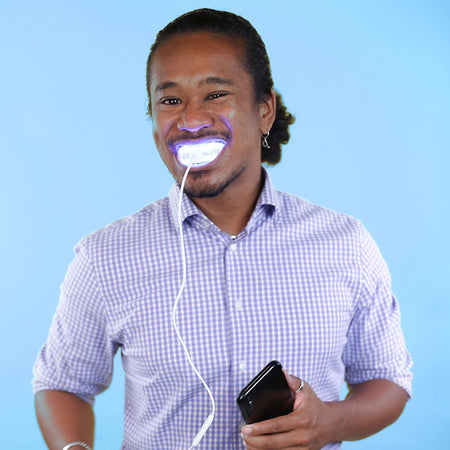 The Blue LED Light to get Whiter Teeth